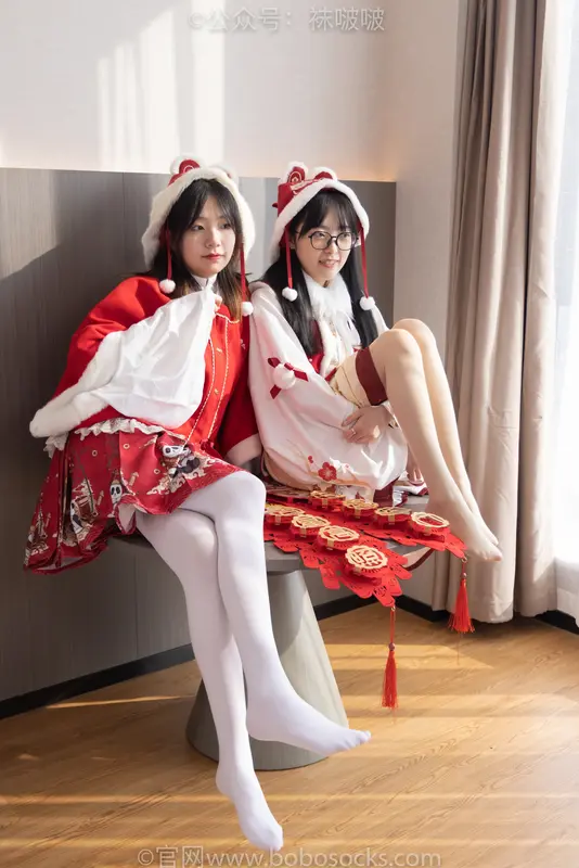 [BoBoSocks袜啵啵]NO.054 小甜豆与稚予-给大家拜年啦 - BoBoSocks袜啵啵